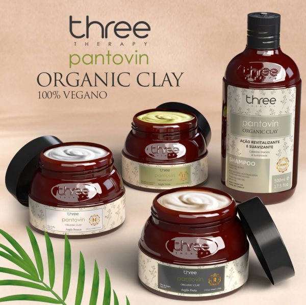 Kit de Organic Clay (shampoo y 3 mascarillas)